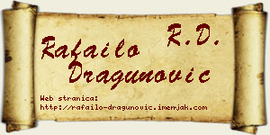Rafailo Dragunović vizit kartica
